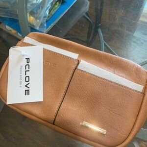 Pclove Brown Crossbody Bag